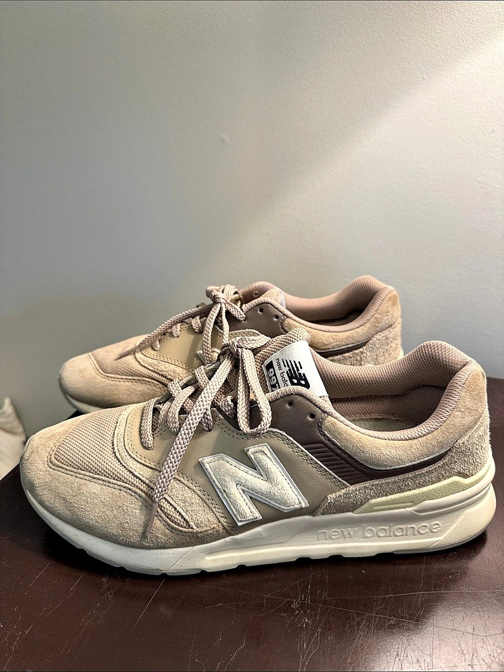New Balance 997H Mindful Grey Angora Sneakers in Beige